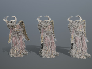 Statue 3 Modelo 3D