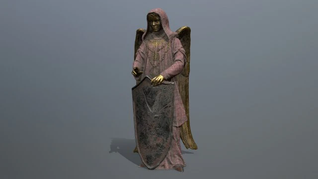 Statue 4 3D Model .c4d .max .obj .3ds .fbx .stl .blend 