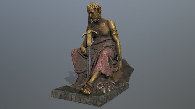 Statue 4 3D मॉडल .c4d .max .obj .3ds .fbx .stl .blend 