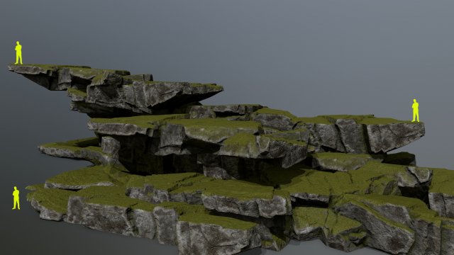 Rocks 3D Model .c4d .max .obj .3ds .fbx .stl .blend 