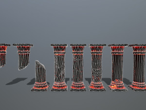 Lava pillar 3D 모델