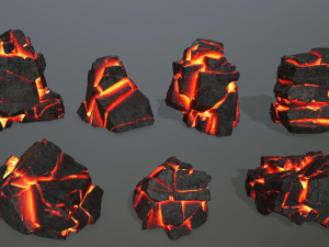 Lava rocks 3Dモデル