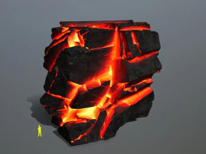 Lava rocks 3D Model