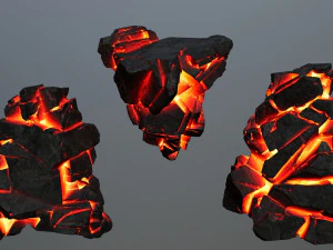 Lava rocks 3D Model