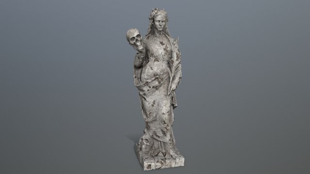 Afrodit Statue Model 3D .c4d .max .obj .3ds .fbx .stl .blend 
