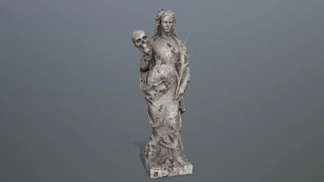 Afrodit Statue 3D Model .c4d .max .obj .3ds .fbx .stl .blend 