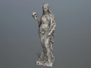 Afrodit Statue 3D Model