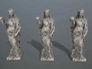 Afrodit Statue 3D Model