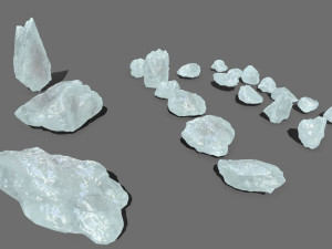 Ice rocks Modelo 3D