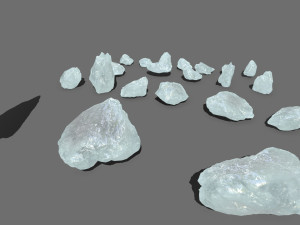Ice rocks Modelo 3D