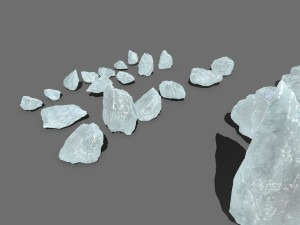 Ice rocks Modelo 3D