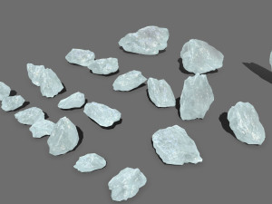 Ice rocks Modelo 3D