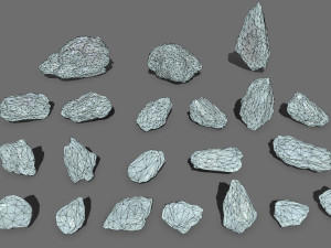 Ice rocks Modelo 3D