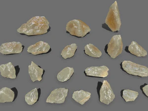 氷の岩 3Dモデル