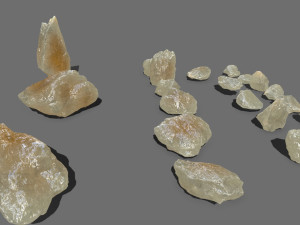 Ice rocks 3D Model