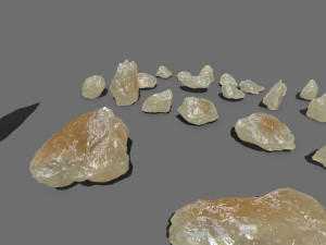 Ice rocks 3D Model