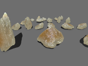 Ice rocks 3D Model