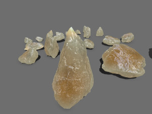 Ice rocks 3D Model