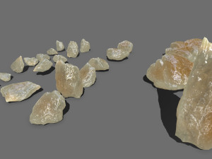 Ice rocks 3D Model