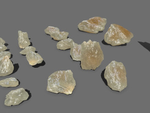 Ice rocks 3D Model