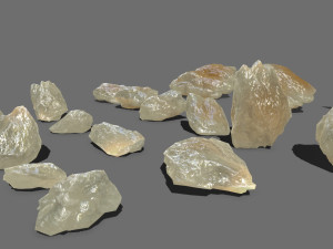 Ice rocks 3D Model