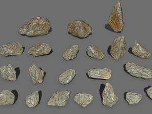 Ice rocks 3D Model