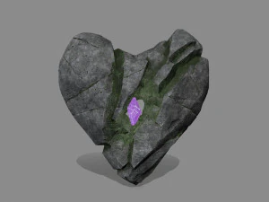 Cuore spezzato Modello 3D