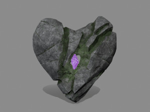 Broken Heart Model 3D
