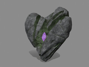 Broken Heart Model 3D