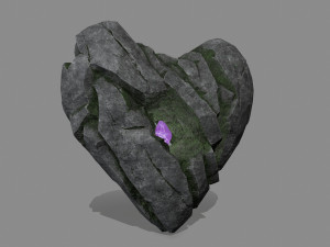 Broken Heart Model 3D