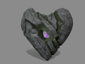 Broken Heart Model 3D
