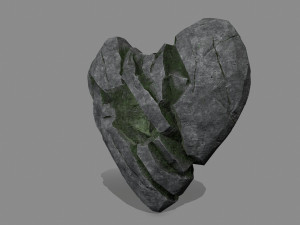 Broken Heart Model 3D