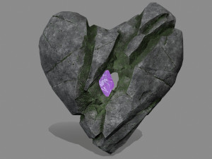 Broken Heart Model 3D