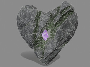 Broken Heart Model 3D