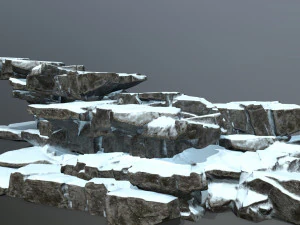 Pedras de neve Modelo 3D