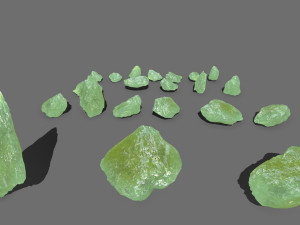 Ice rocks 3D 模型