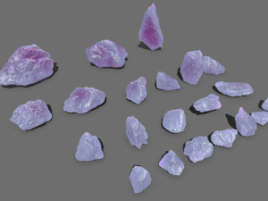 Crystal rocks Modelo 3D