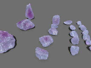 Crystal rocks 3D Model