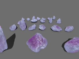 Crystal rocks Modelo 3D