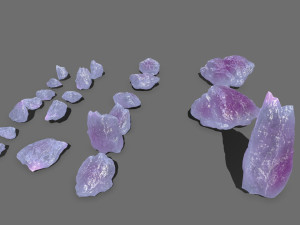 Crystal rocks Modelo 3D