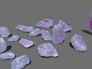 Crystal rocks 3D Model