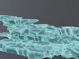 Ice rocks 3D मॉडल