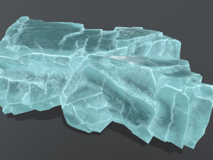 Ice rocks 3D Модель