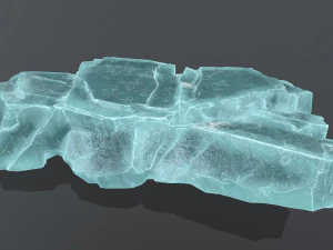 Ice rocks 3D Model