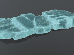 Ice rocks 3D Модель