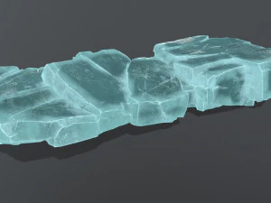 Ice rocks 3D Model