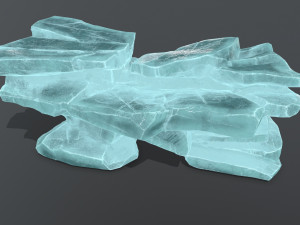 Ice rocks 3D Модель