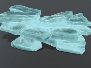 Ice rocks 3D Model