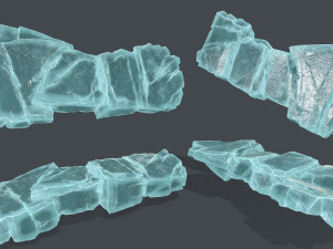 Ice rocks 3D Модель