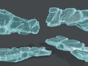 Ice rocks 3D Model